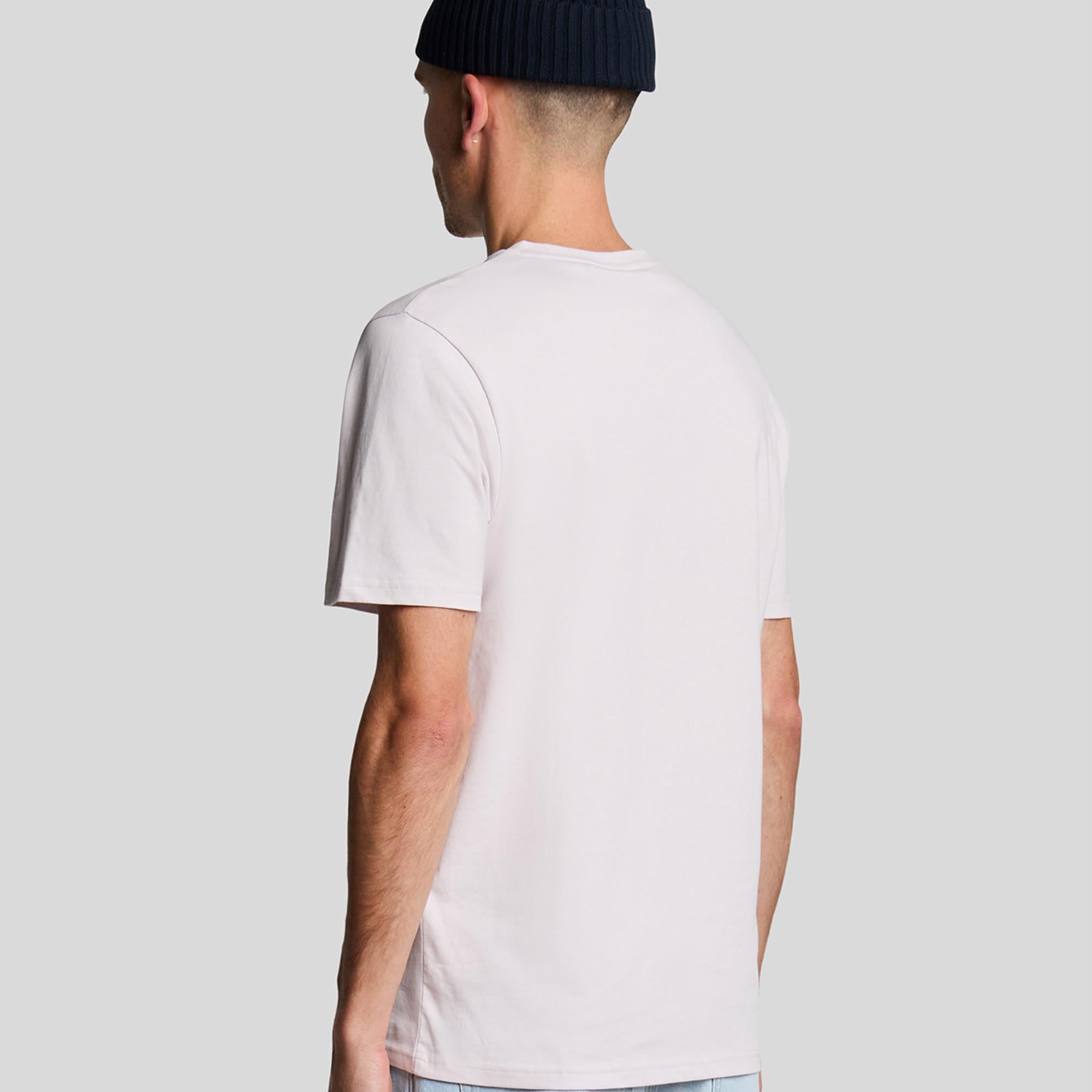 Lyle & Scott Plain Mens T-Shirt Mist Lilac